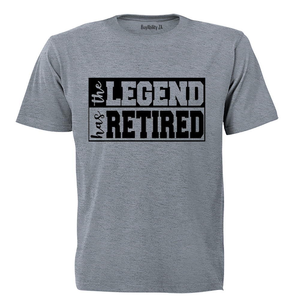 The Legend Has Retired - Adults - T-Shirt