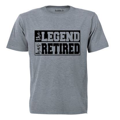 The Legend Has Retired - Adults - T-Shirt