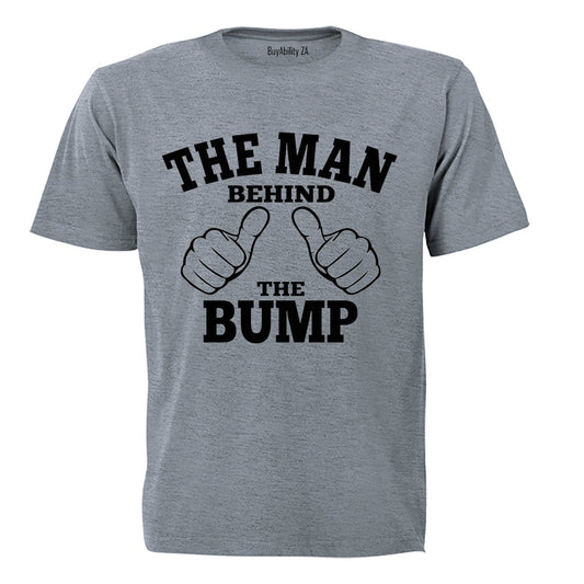 The Man Behind The Bump - Thumbs - Adults - T-Shirt