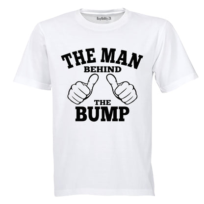 The Man Behind The Bump - Thumbs - Adults - T-Shirt