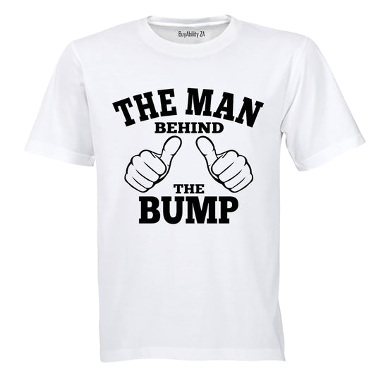 The Man Behind The Bump - Thumbs - Adults - T-Shirt