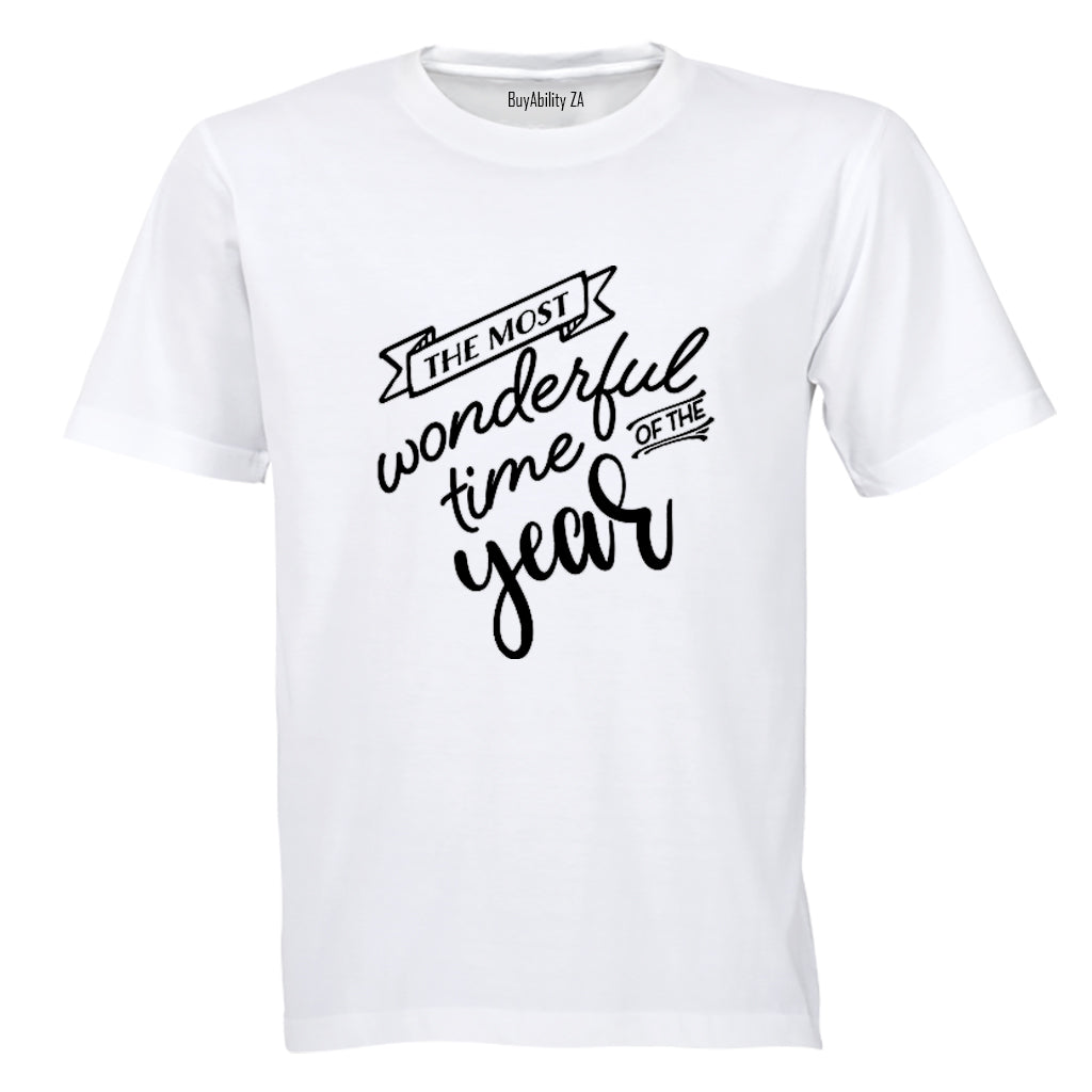 The Most Wonderful Time of the Year - Adults - T-Shirt - BuyAbility