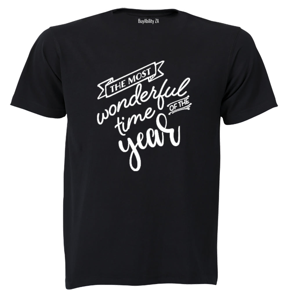 The Most Wonderful Time of the Year - Adults - T-Shirt - BuyAbility