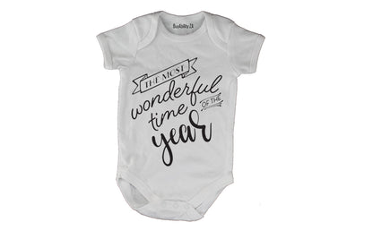 The Most Wonderful Time of the Year - Baby Grow - BuyAbility