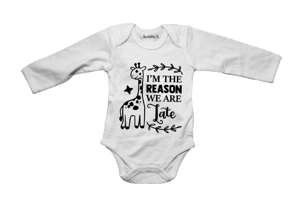 The Reason We Are Late - Baby Grow - BuyAbility South Africa