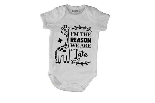 The Reason We Are Late - Baby Grow - BuyAbility South Africa