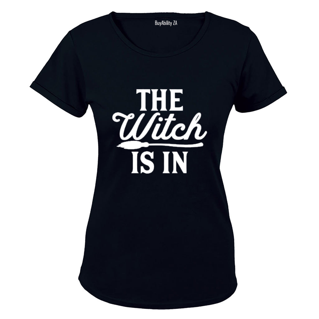 The Witch Is In - Halloween Inspired - Ladies - T-Shirt