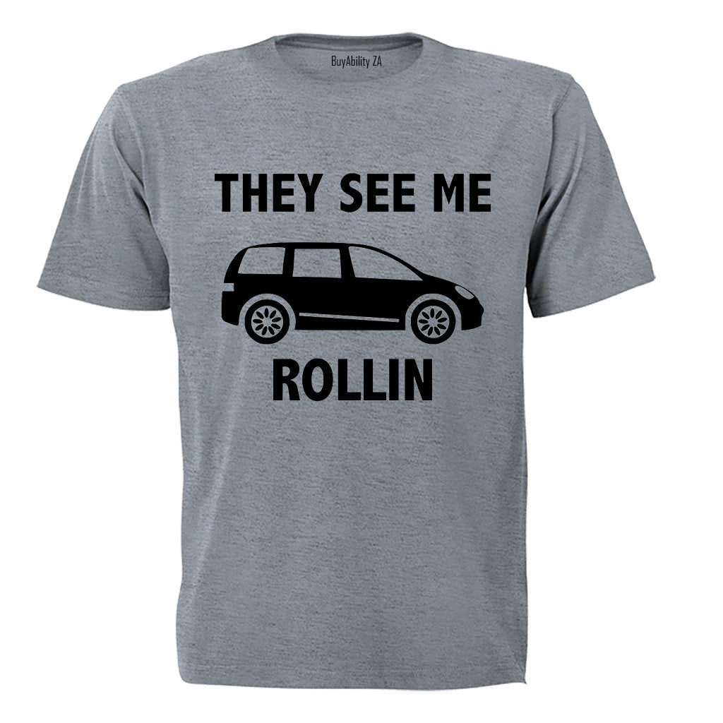 They See Me Rollin - Family Van - Adults - T-Shirt