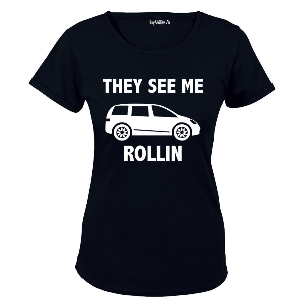 They See Me Rollin - Family Van - Ladies - T-Shirt