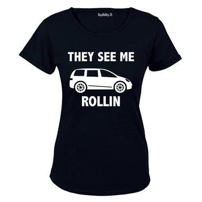 They See Me Rollin - Family Van - Ladies - T-Shirt
