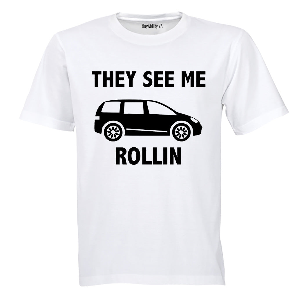 They See Me Rollin - Family Van - Adults - T-Shirt