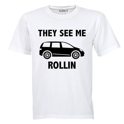 They See Me Rollin - Family Van - Adults - T-Shirt