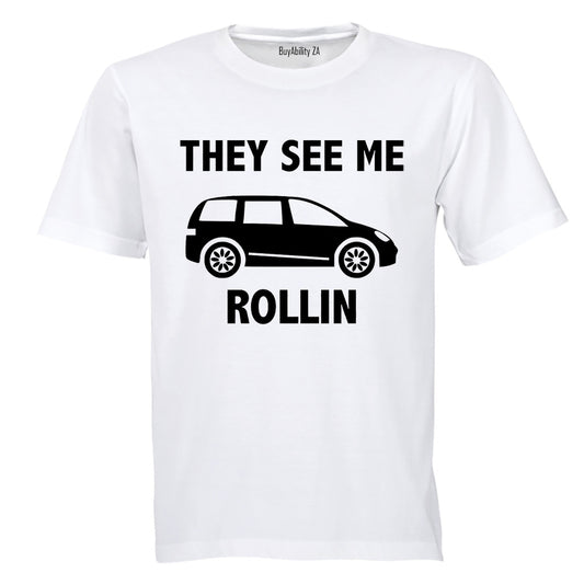 They See Me Rollin - Family Van - Adults - T-Shirt