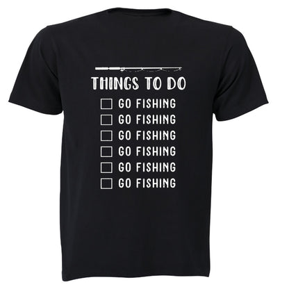 Things To Do - Fishing - Adults - T-Shirt - BuyAbility South Africa