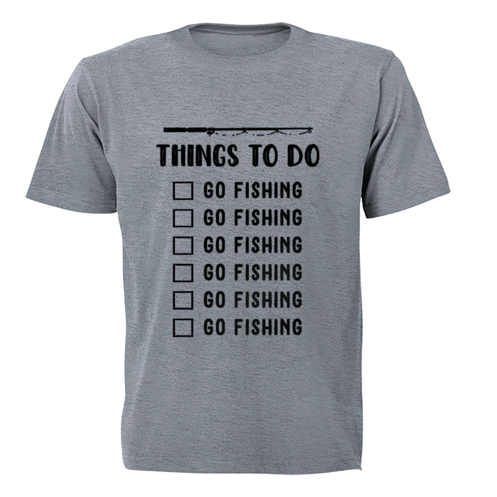 Things To Do - Fishing - Adults - T-Shirt - BuyAbility South Africa