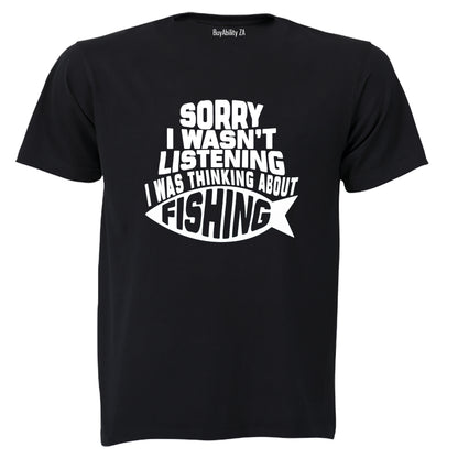 Thinking About Fishing - Adults - T-Shirt - BuyAbility South Africa