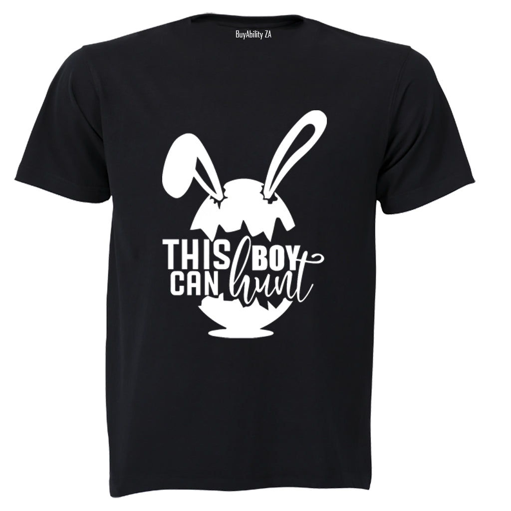 This Boy Can Hunt - Easter - Kids T-Shirt