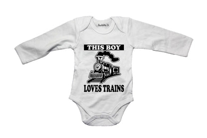 This Boy Loves Trains - Baby Grow - BuyAbility South Africa