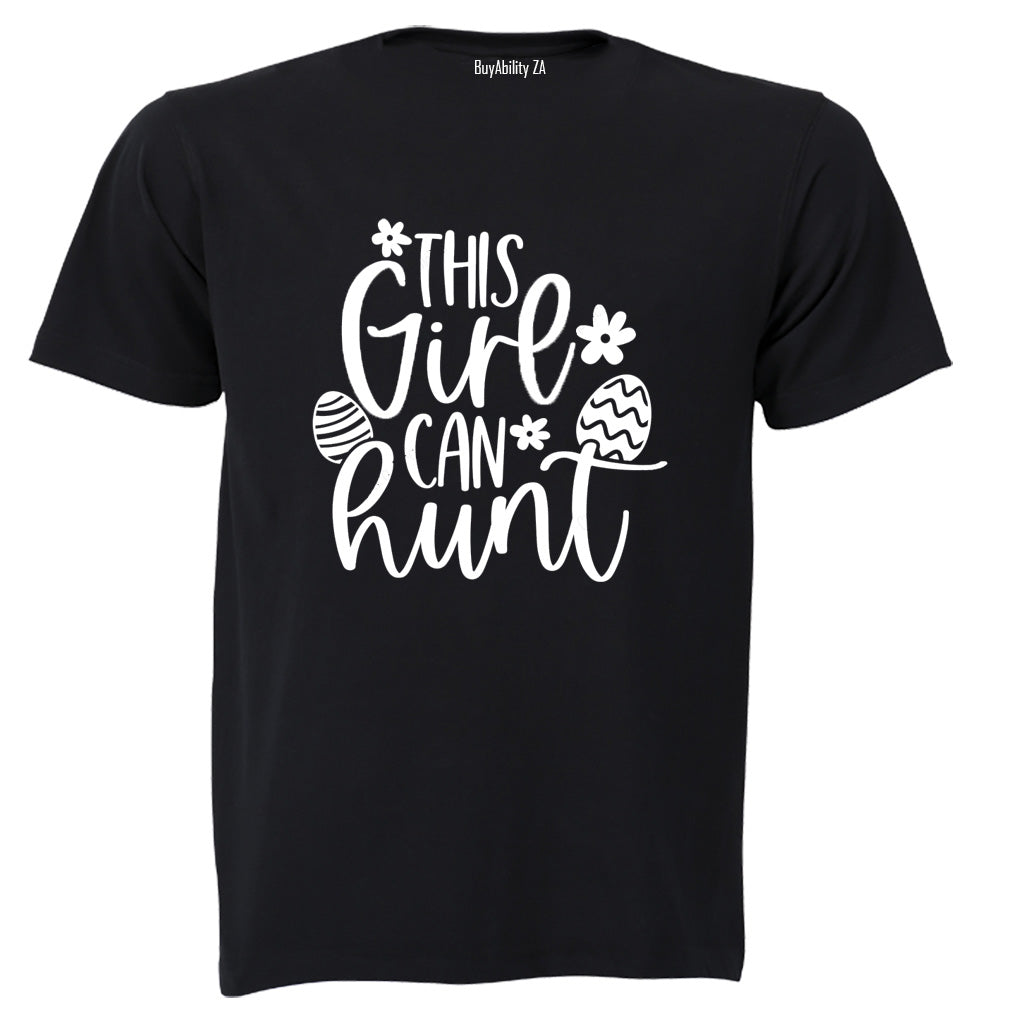 This Girl Can Hunt - Easter - Kids T-Shirt