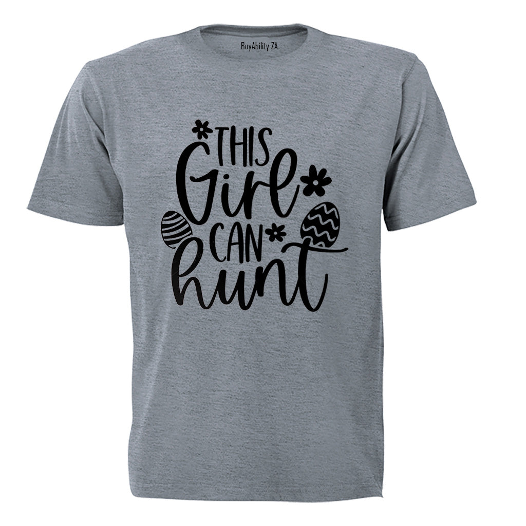 This Girl Can Hunt - Easter - Kids T-Shirt