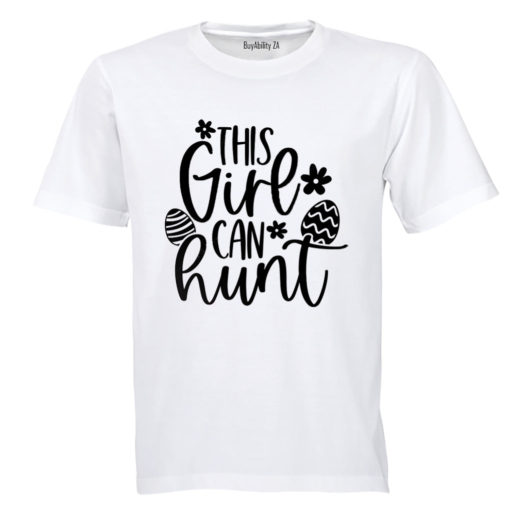 This Girl Can Hunt - Easter - Kids T-Shirt