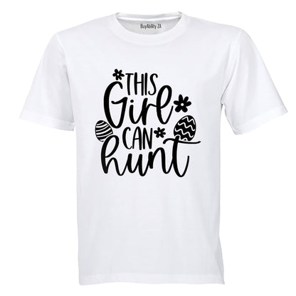 This Girl Can Hunt - Easter - Kids T-Shirt