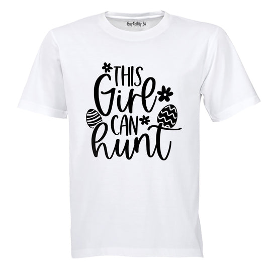 This Girl Can Hunt - Easter - Kids T-Shirt