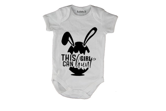 This Girl Can Hunt - Easter - Baby Grow