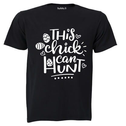 This Chick Can Hunt  - Easter - Kids T-Shirt - BuyAbility