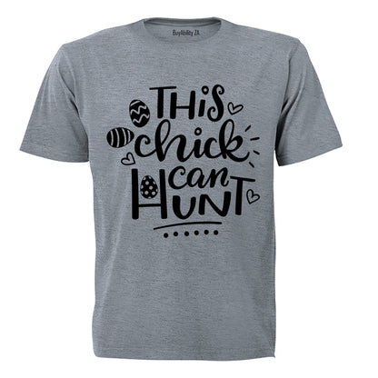 This Chick Can Hunt  - Easter - Kids T-Shirt - BuyAbility