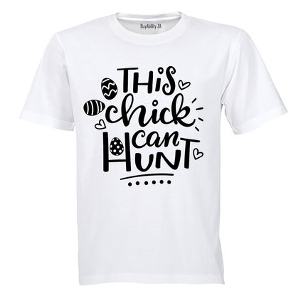 This Chick Can Hunt  - Easter - Kids T-Shirt - BuyAbility