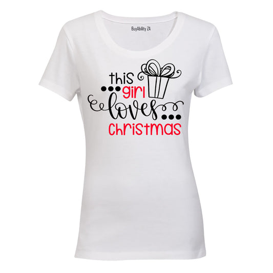 This Girl Loves Christmas - Ladies - T-Shirt