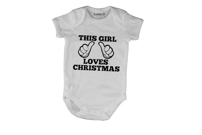 This Girl Loves Christmas - Baby Grow