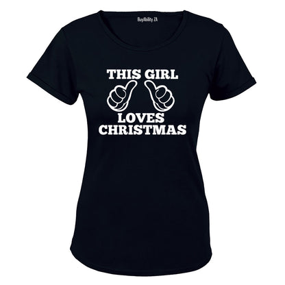 This Girl Loves Christmas - Ladies - T-Shirt