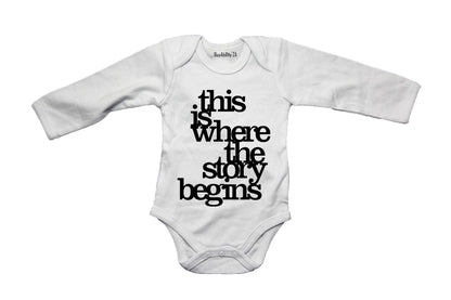 This is Where the Story Begins - Baby Grow