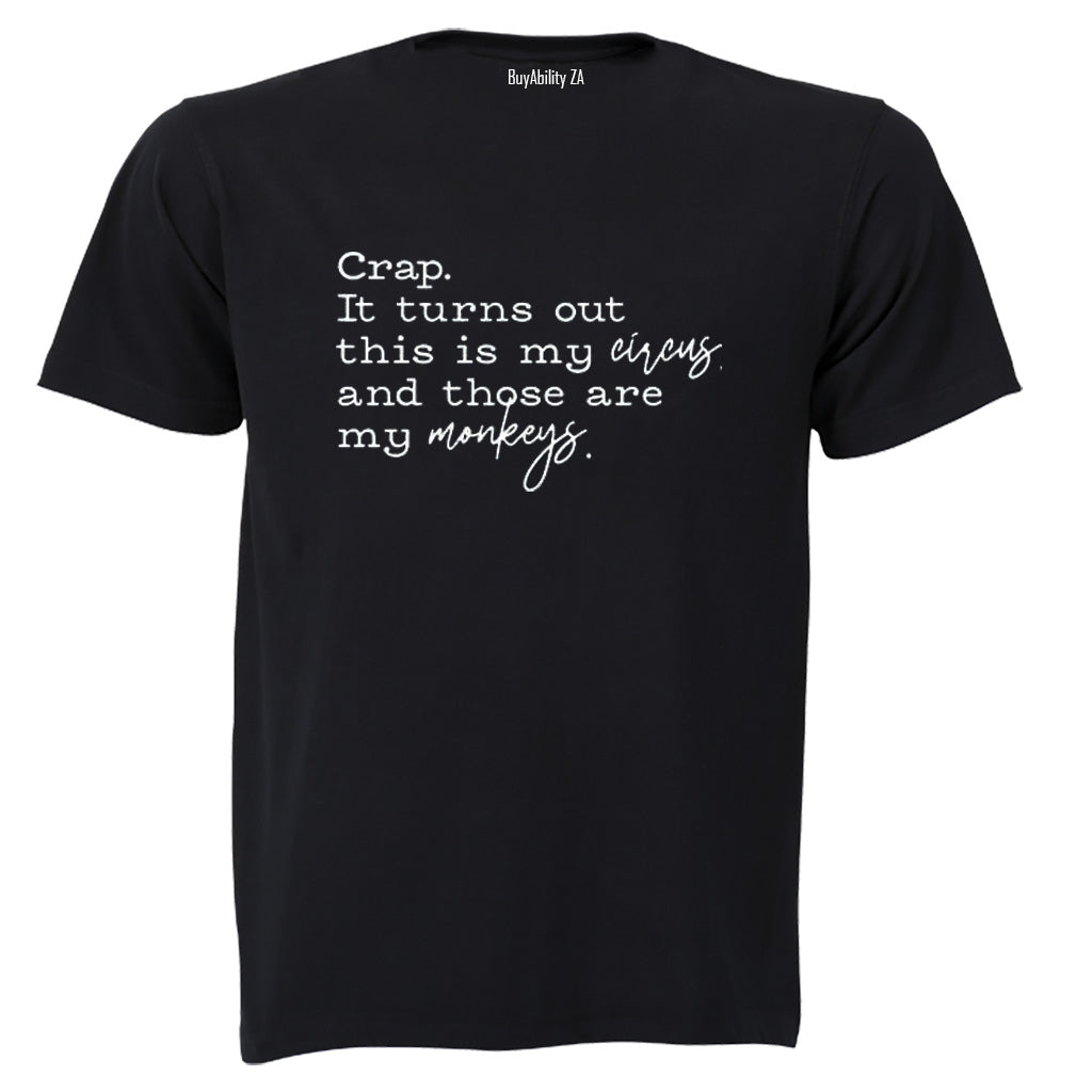Those Are My Monkeys - Adults - T-Shirt - BuyAbility South Africa