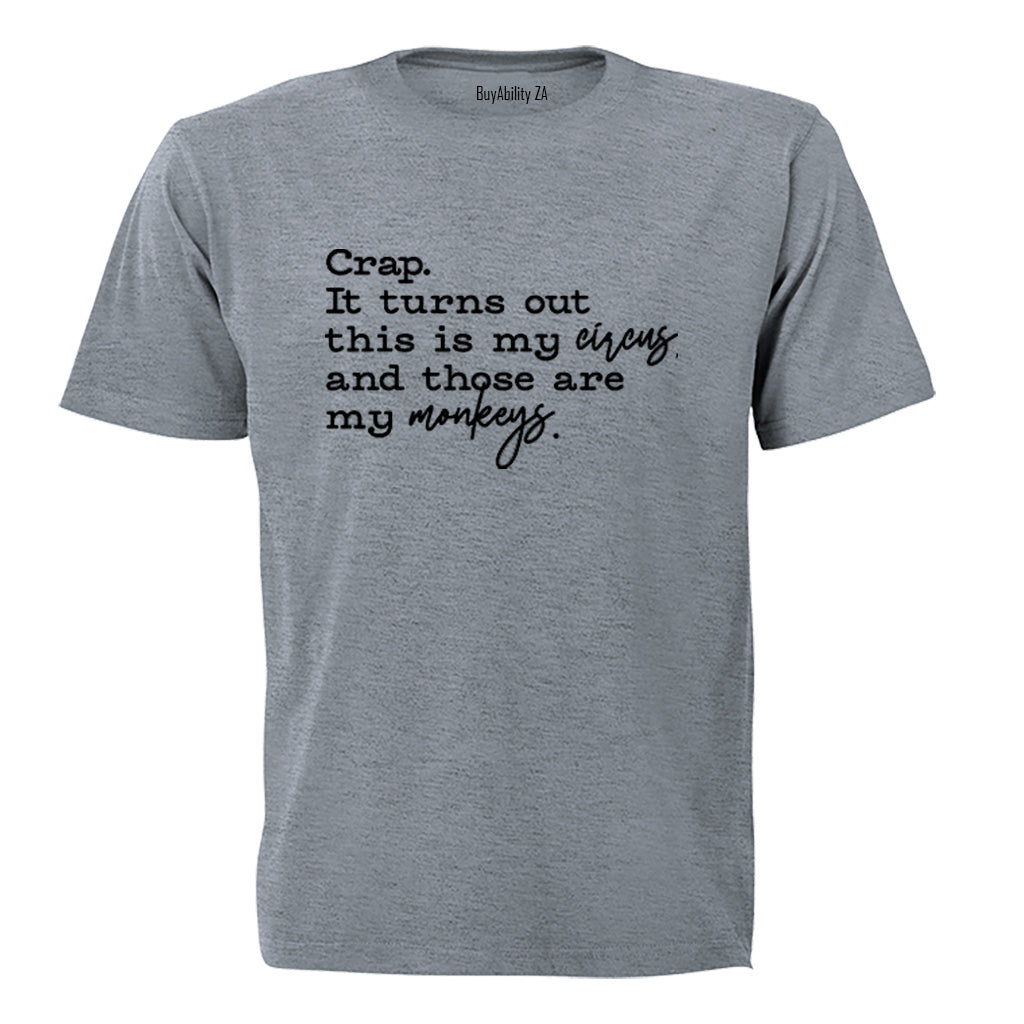 Those Are My Monkeys - Adults - T-Shirt - BuyAbility South Africa