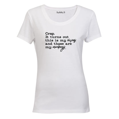 Those Are My Monkeys - Ladies - T-Shirt - BuyAbility South Africa