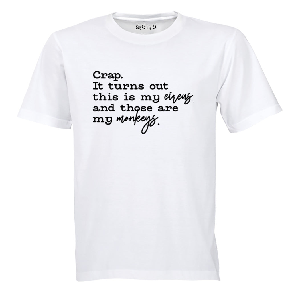 Those Are My Monkeys - Adults - T-Shirt - BuyAbility South Africa