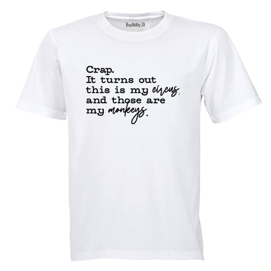 Those Are My Monkeys - Adults - T-Shirt - BuyAbility South Africa