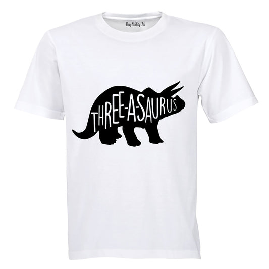THREE-a-saurus - Kids T-Shirt