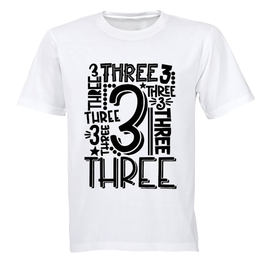 Three - Kids T-Shirt - BuyAbility South Africa