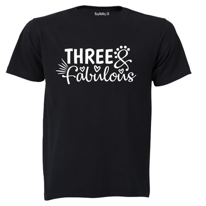 Three and Fabulous - Kids T-Shirt - BuyAbility South Africa