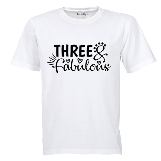 Three and Fabulous - Kids T-Shirt - BuyAbility South Africa