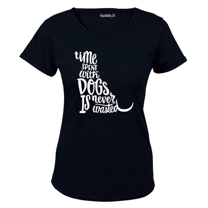 Time Spent With Dogs - Ladies - T-Shirt