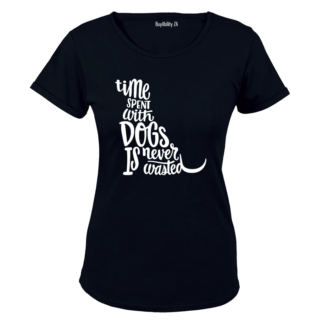 Time Spent With Dogs - Ladies - T-Shirt