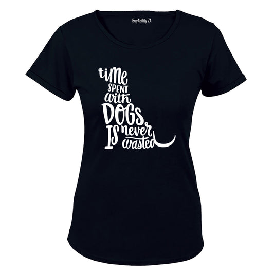 Time Spent With Dogs - Ladies - T-Shirt