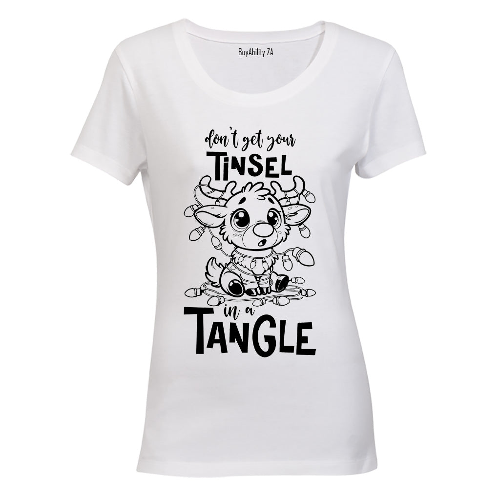Tinsel In A Tangle - Ladies - T-Shirt - BuyAbility South Africa