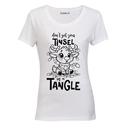 Tinsel In A Tangle - Ladies - T-Shirt - BuyAbility South Africa