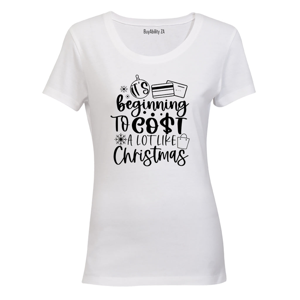 Cost A Lot - Christmas - Ladies - T-Shirt